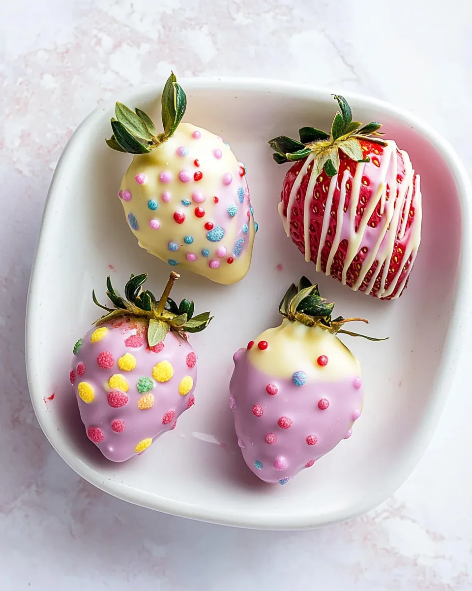 Easter Chocolate Covered Strawberries