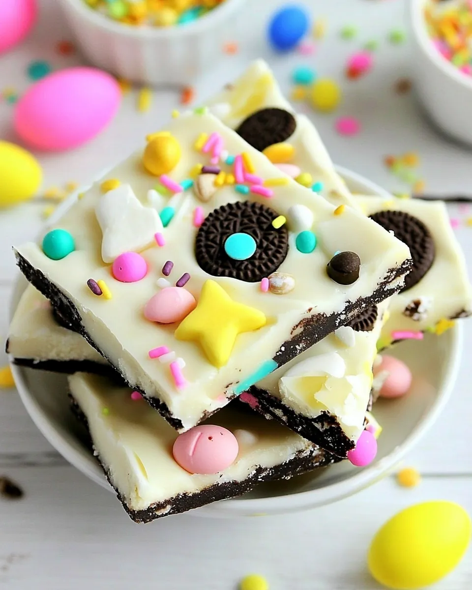 Easter Oreo Bark