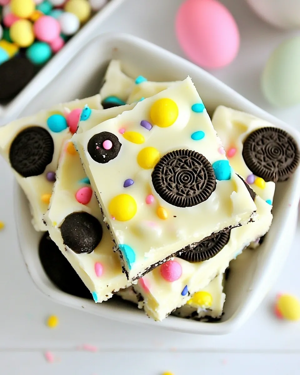 Easter Oreo Bark