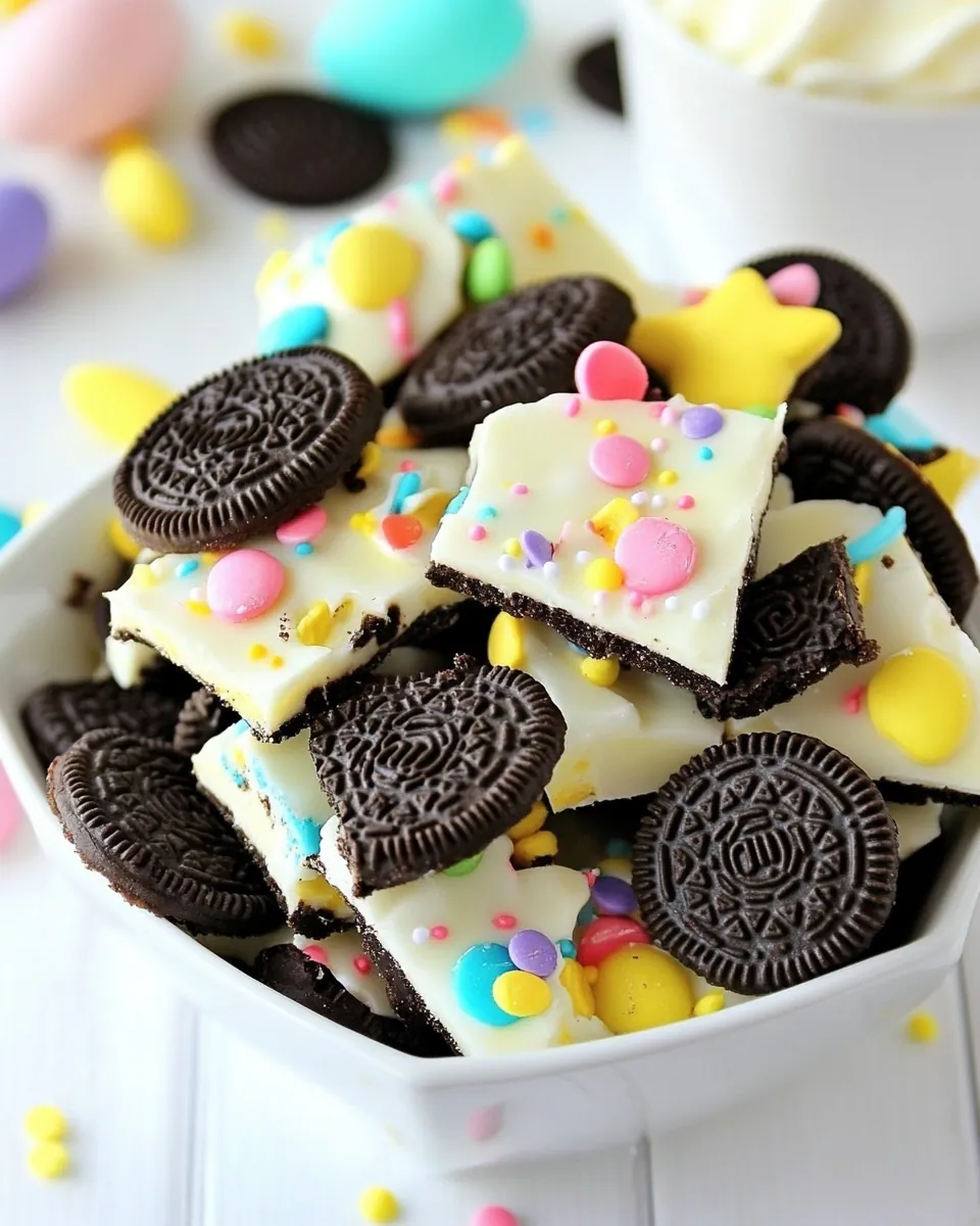 Easter Oreo Bark