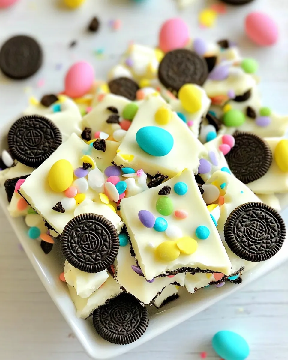 Easter Oreo Bark