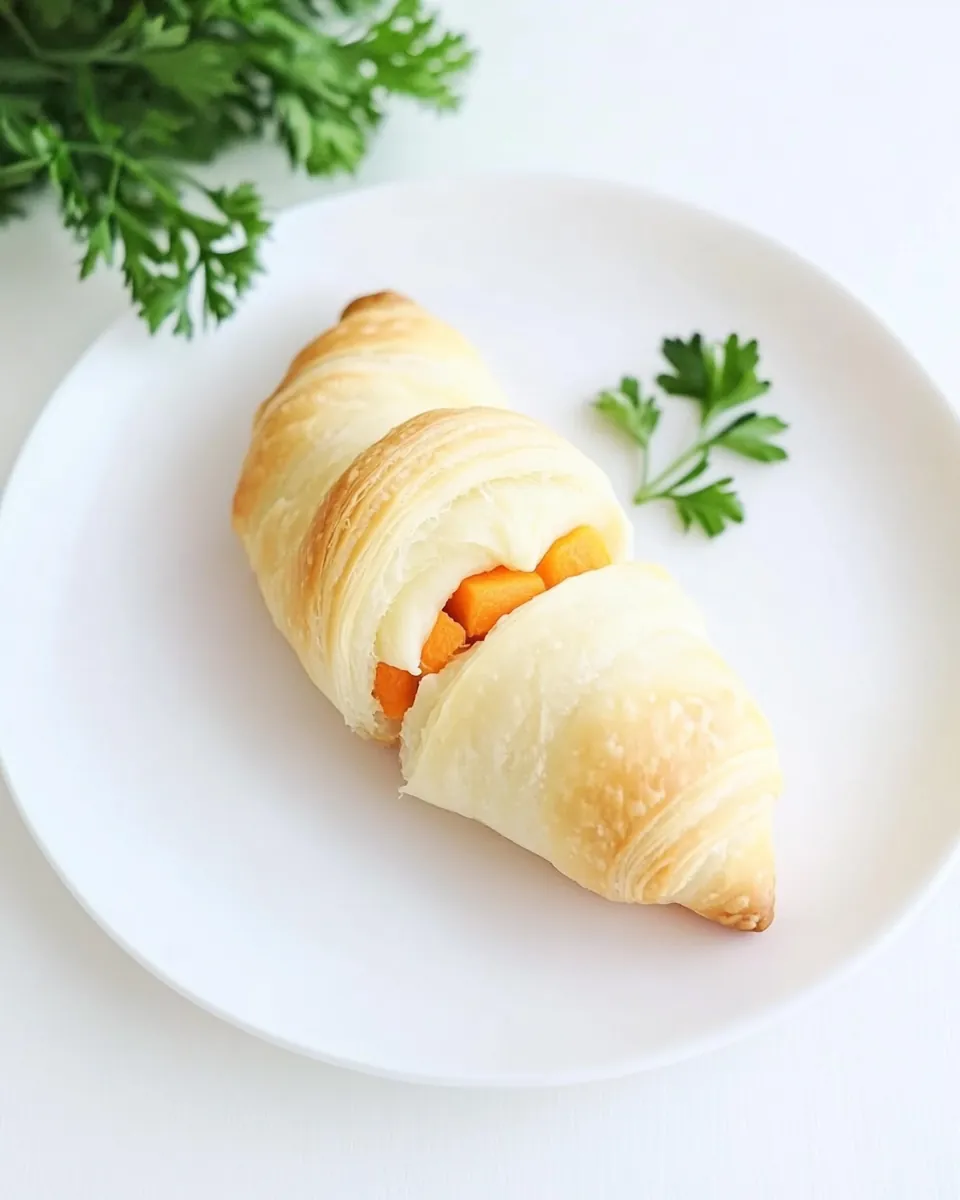 Easter Stuffed Carrot Crescent Rolls