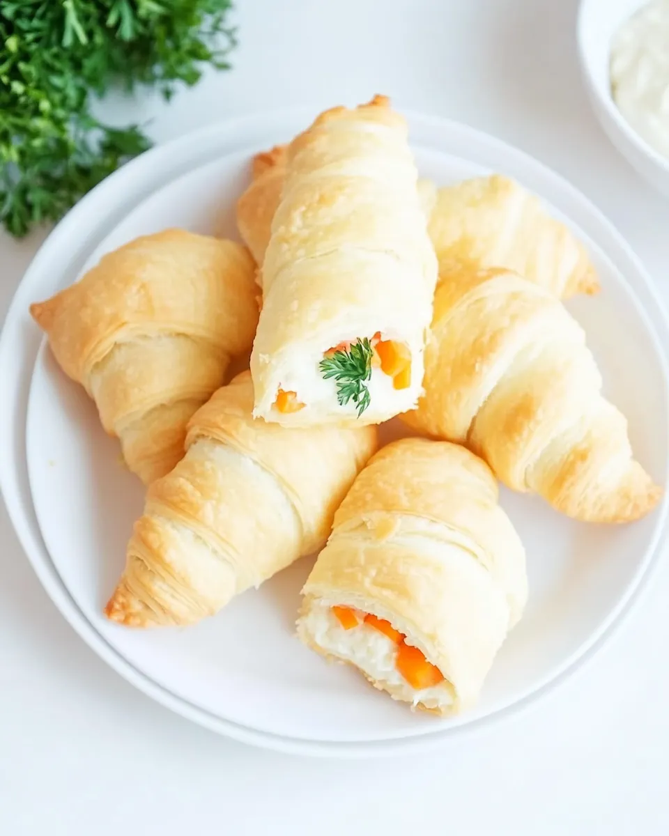 Easter Stuffed Carrot Crescent Rolls