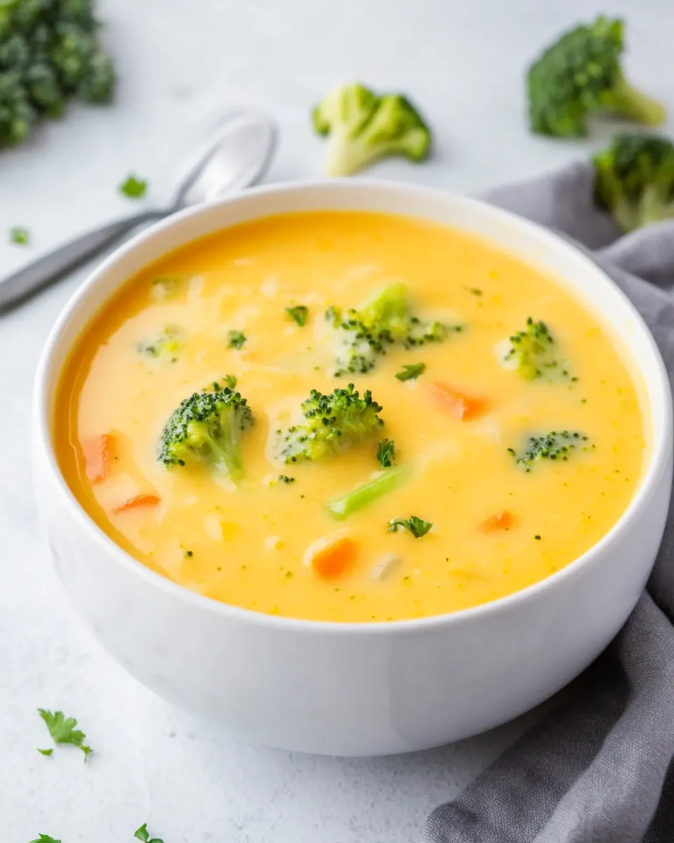 Easy Broccoli Cheddar Soup