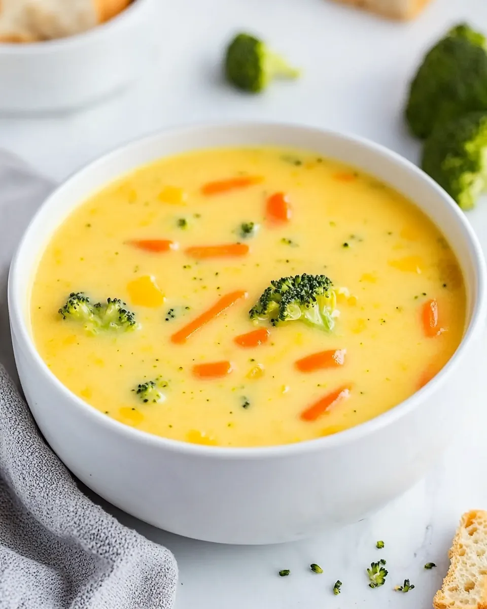 Easy Broccoli Cheddar Soup