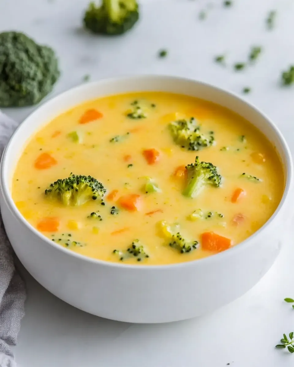 Easy Broccoli Cheddar Soup