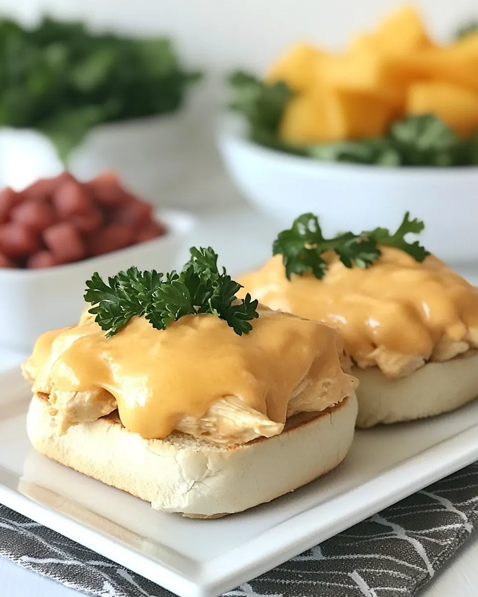 Easy Cheesy Chicken Sandwiches