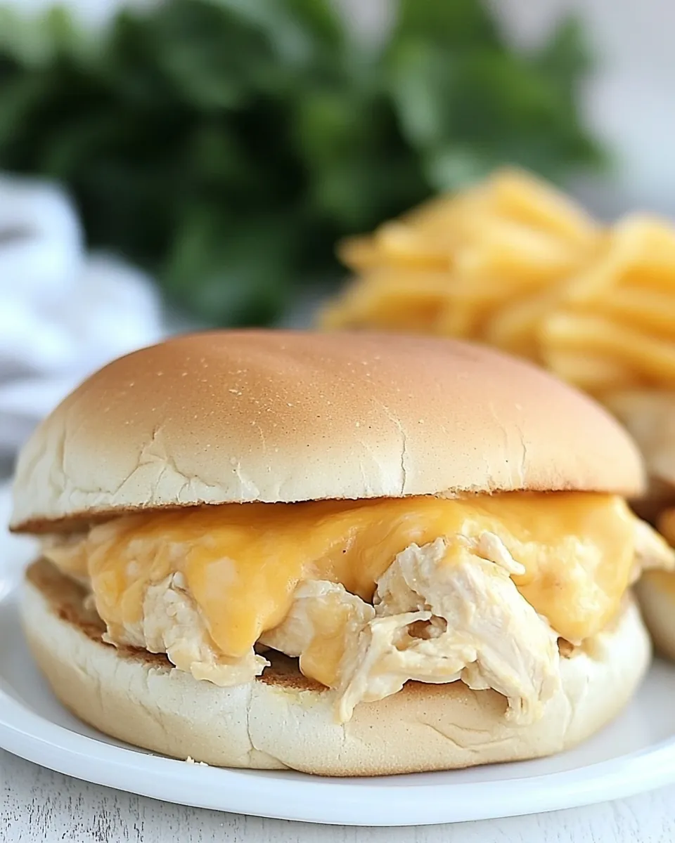 Easy Cheesy Chicken Sandwiches