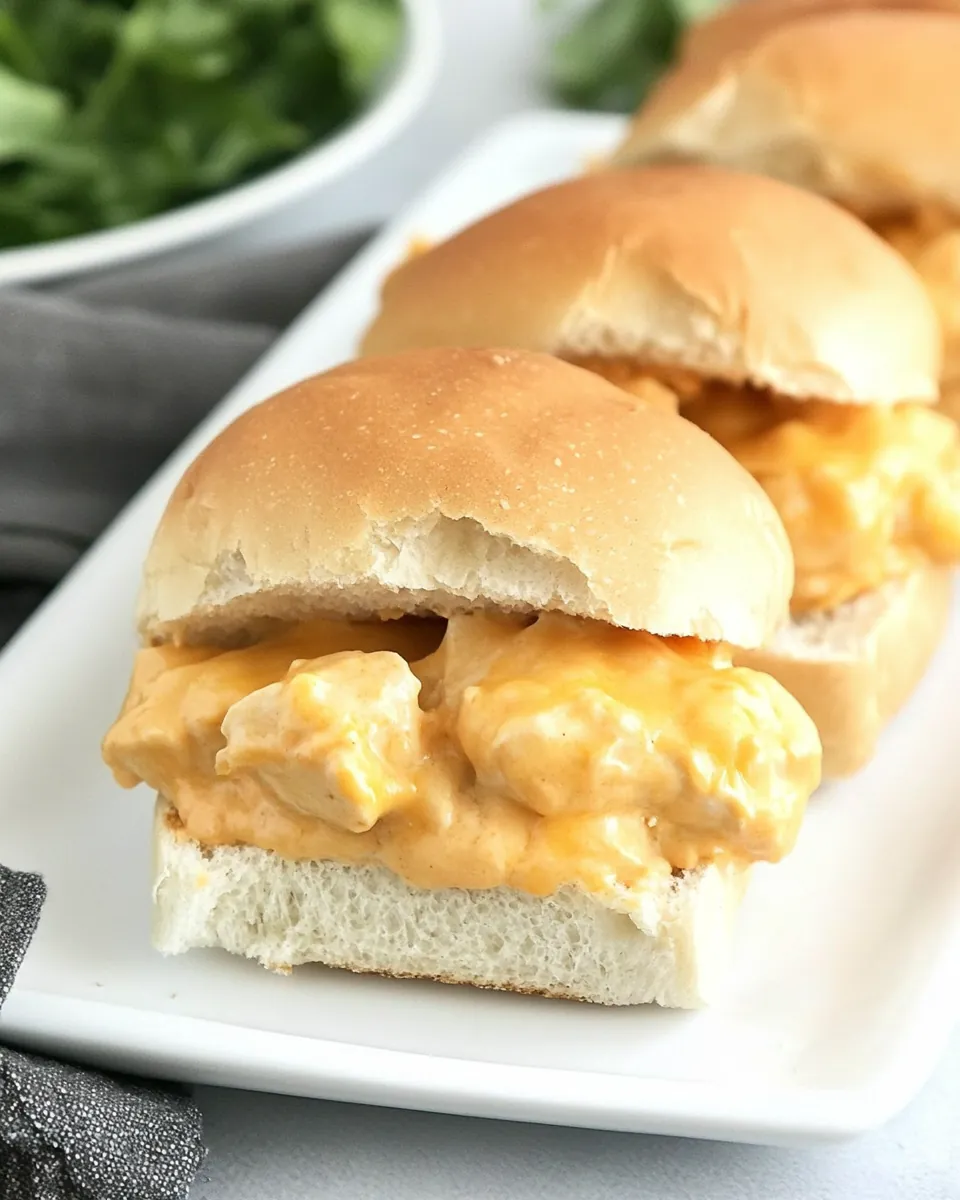 Easy Cheesy Chicken Sandwiches