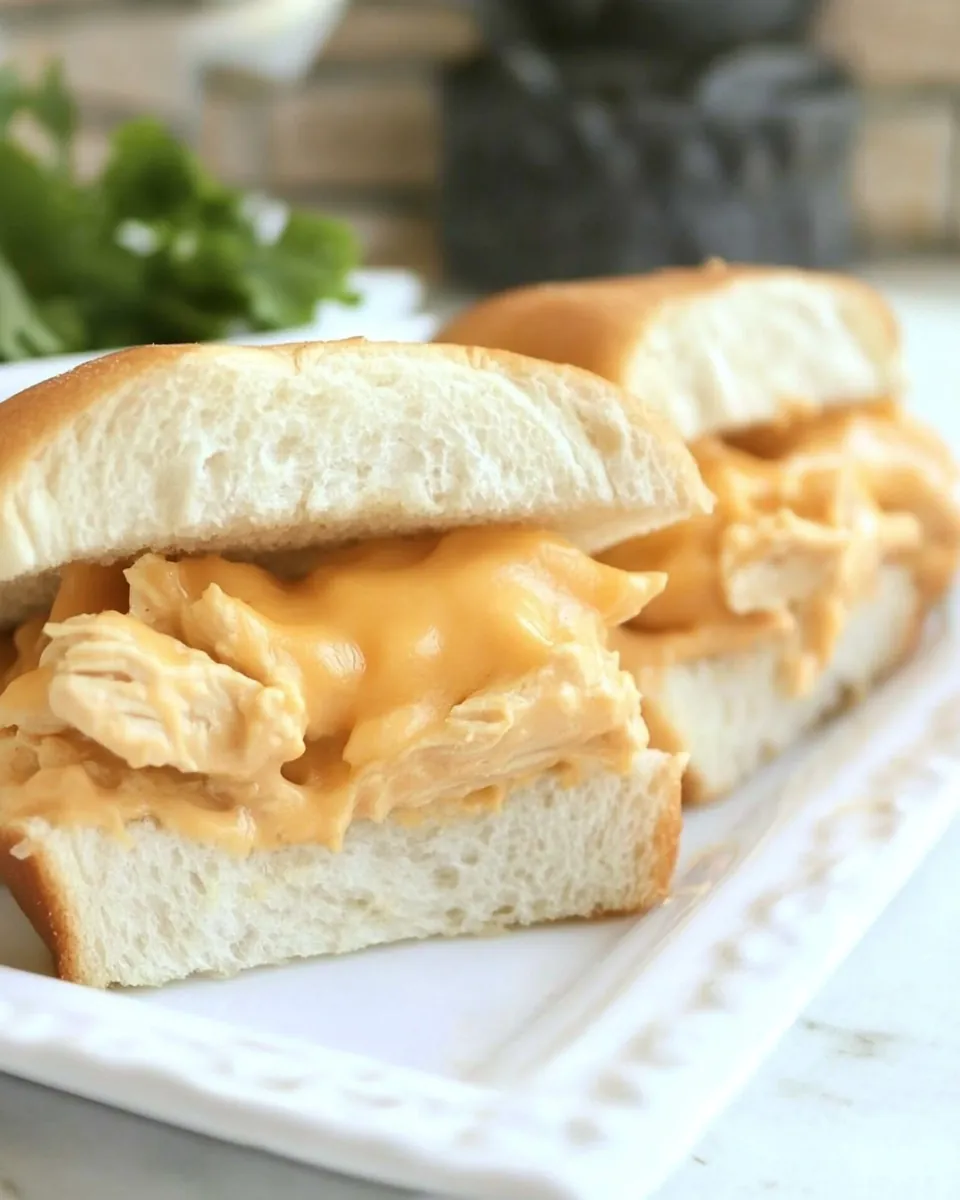 Easy Cheesy Chicken Sandwiches