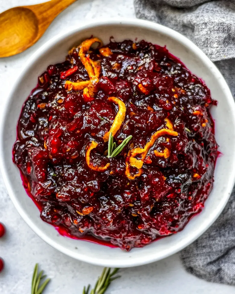 Easy Cranberry Relish