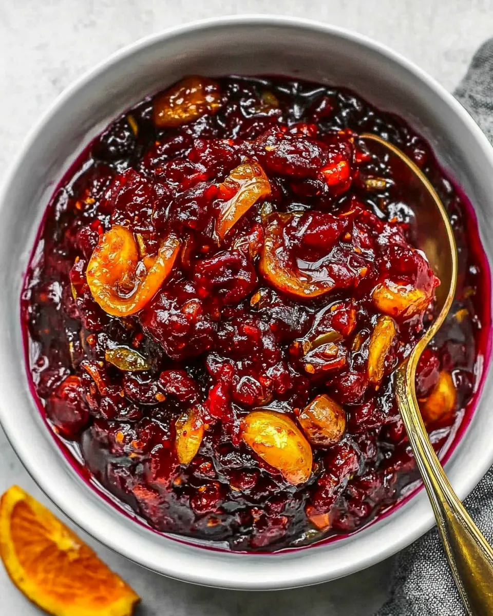 Easy Cranberry Relish