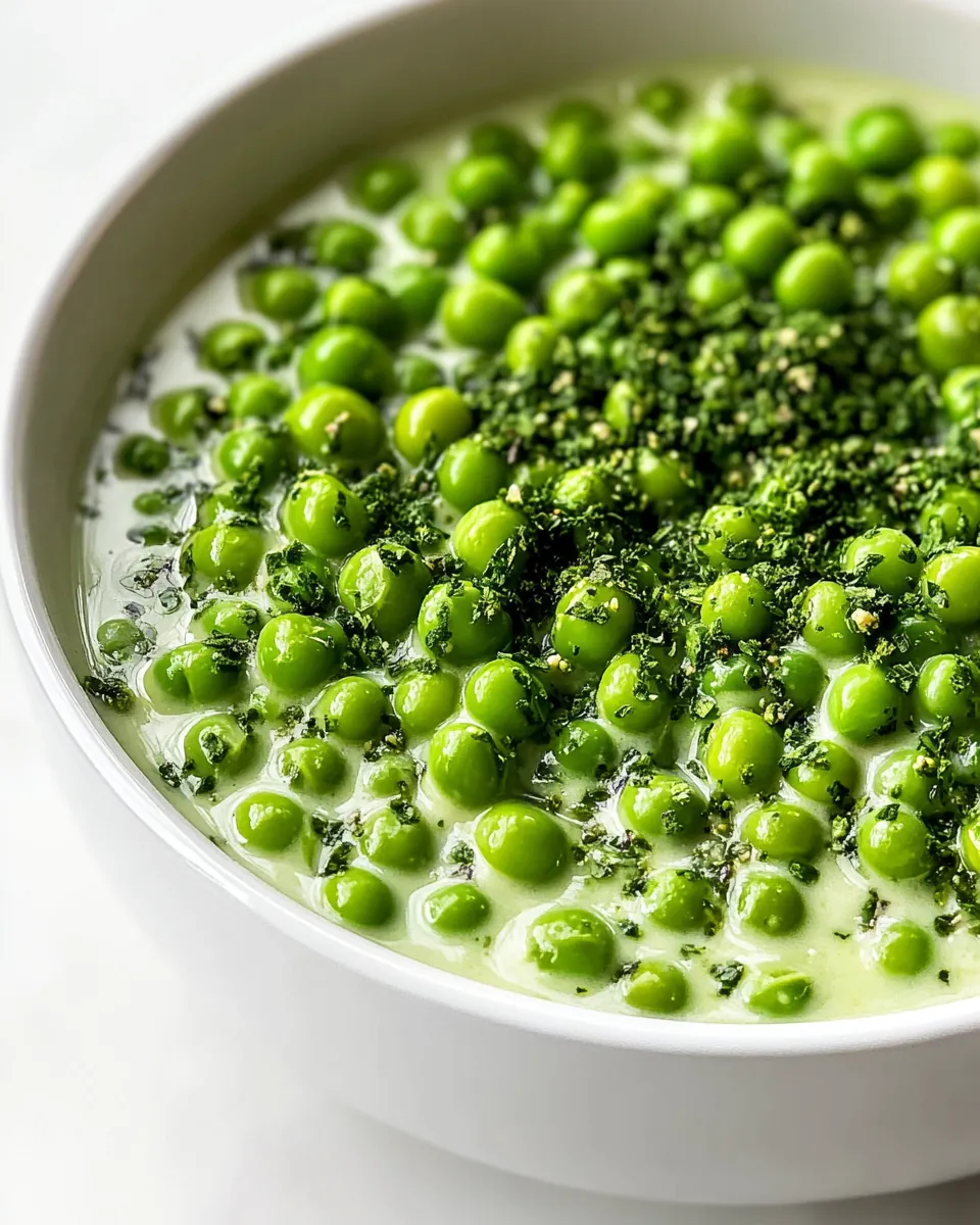 Easy Creamed Peas