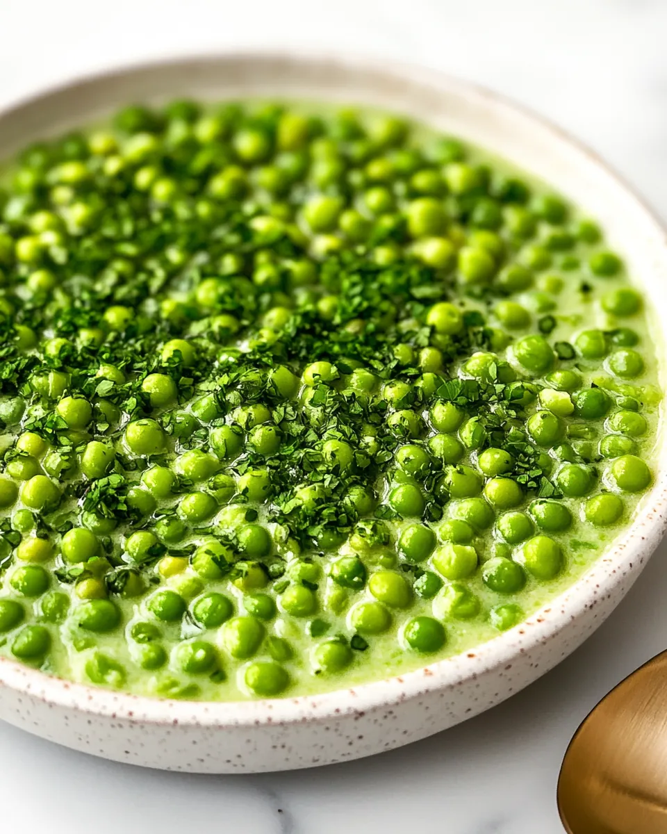 Easy Creamed Peas