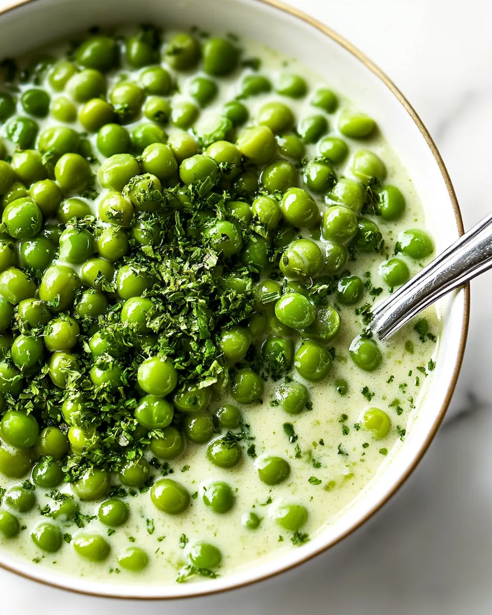 Easy Creamed Peas