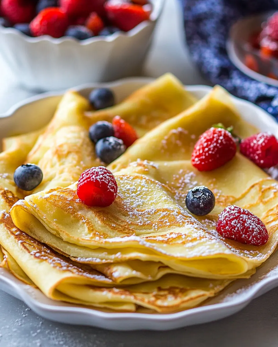 Easy Crepes Recipe