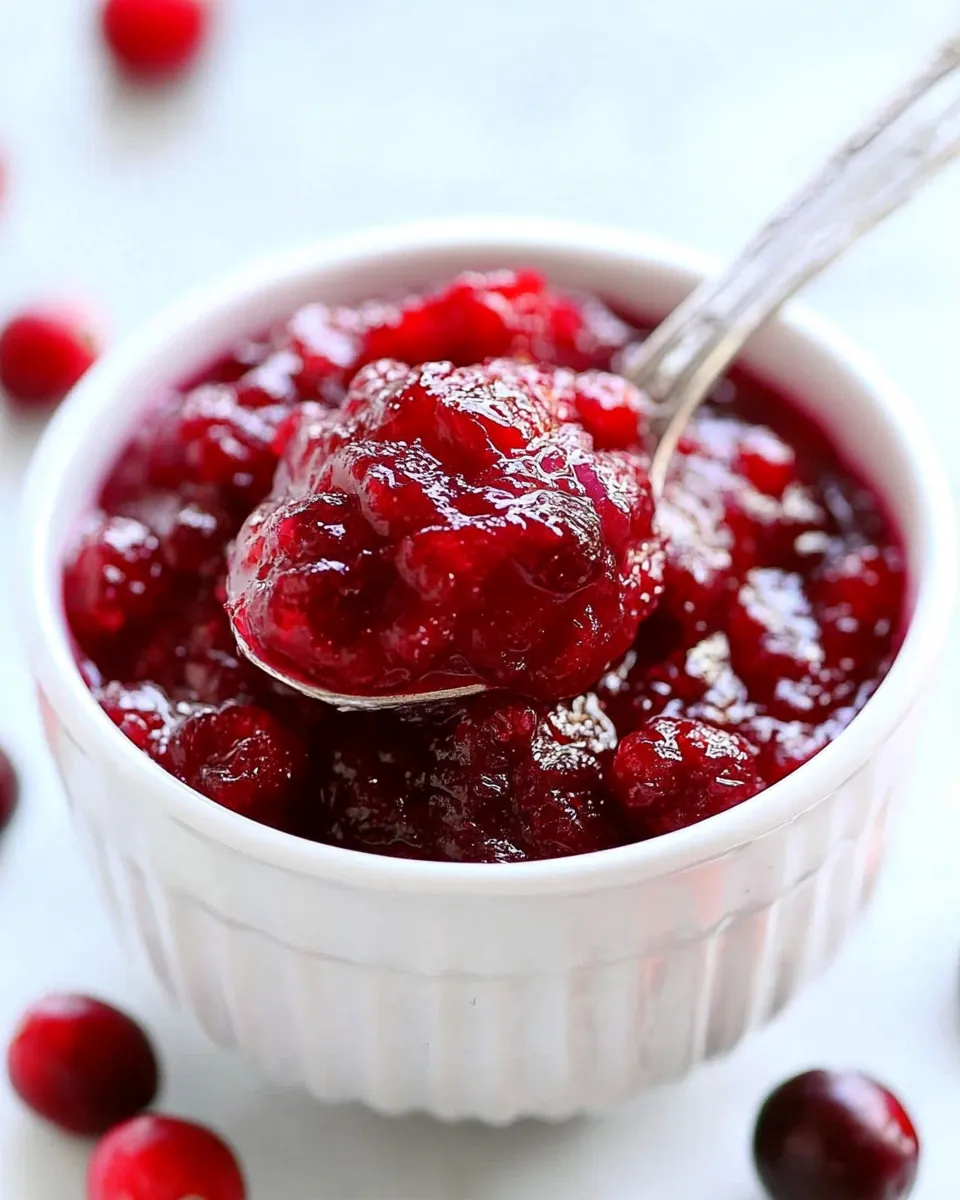 Easy Homemade Cranberry Sauce