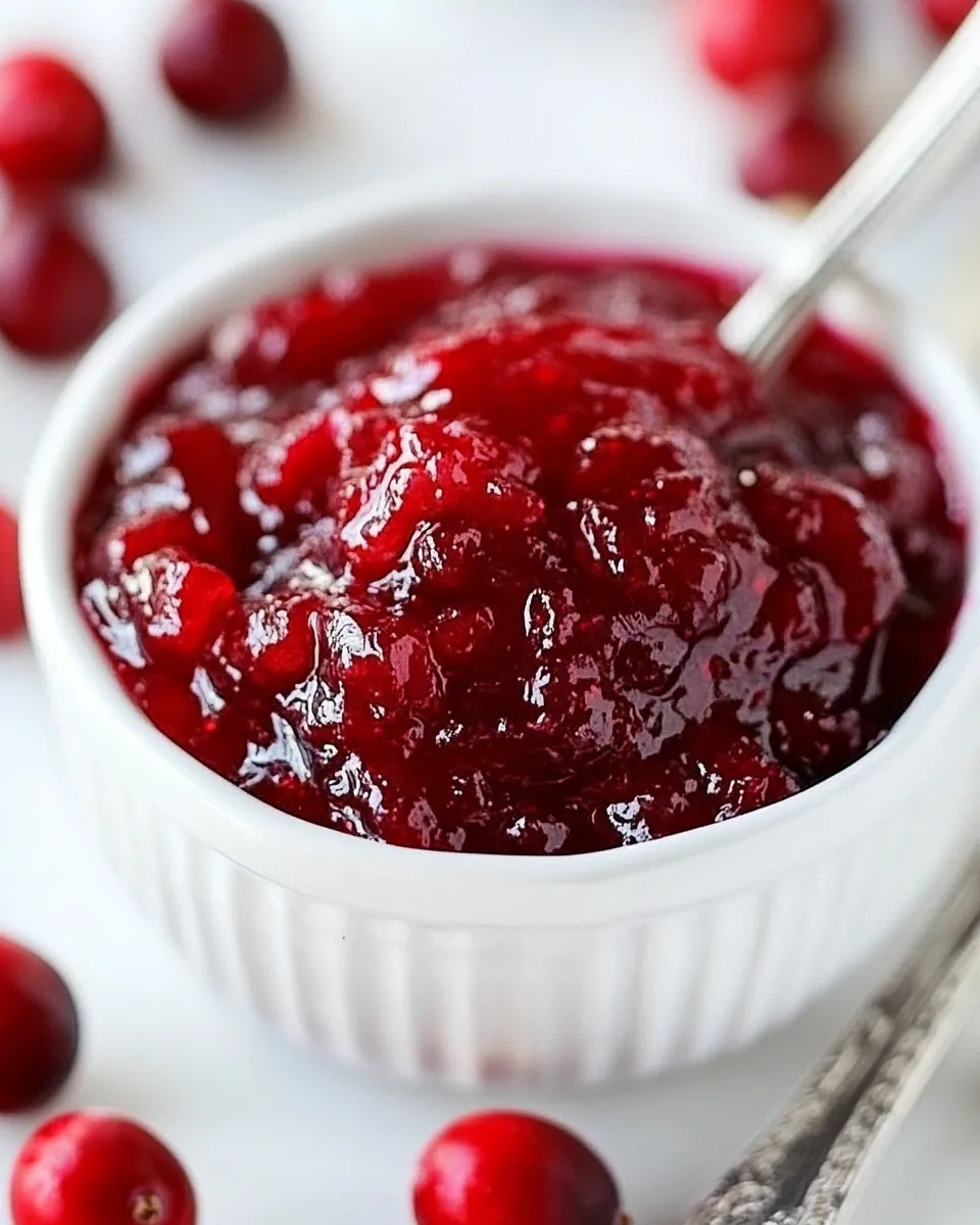 Easy Homemade Cranberry Sauce