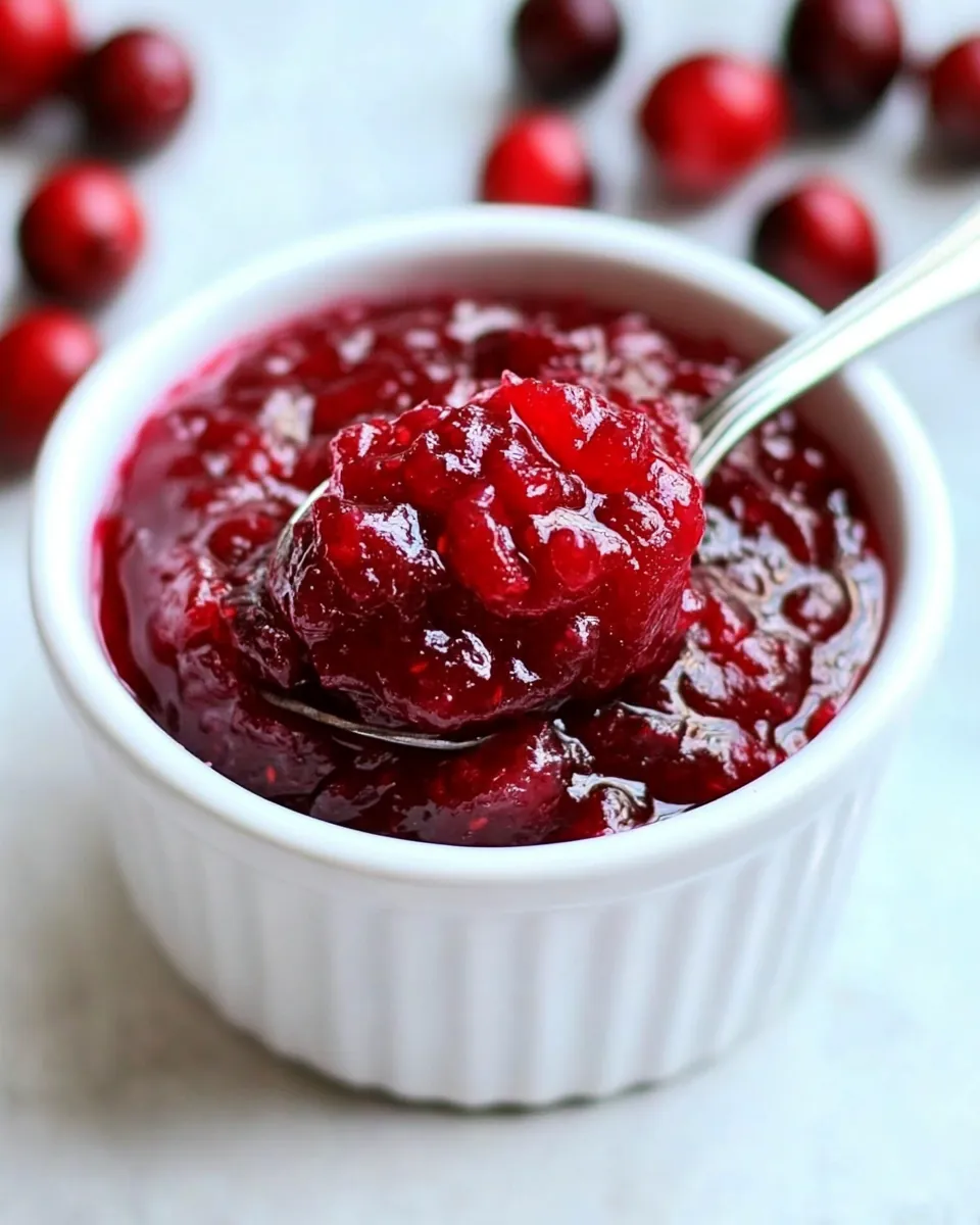 Easy Homemade Cranberry Sauce