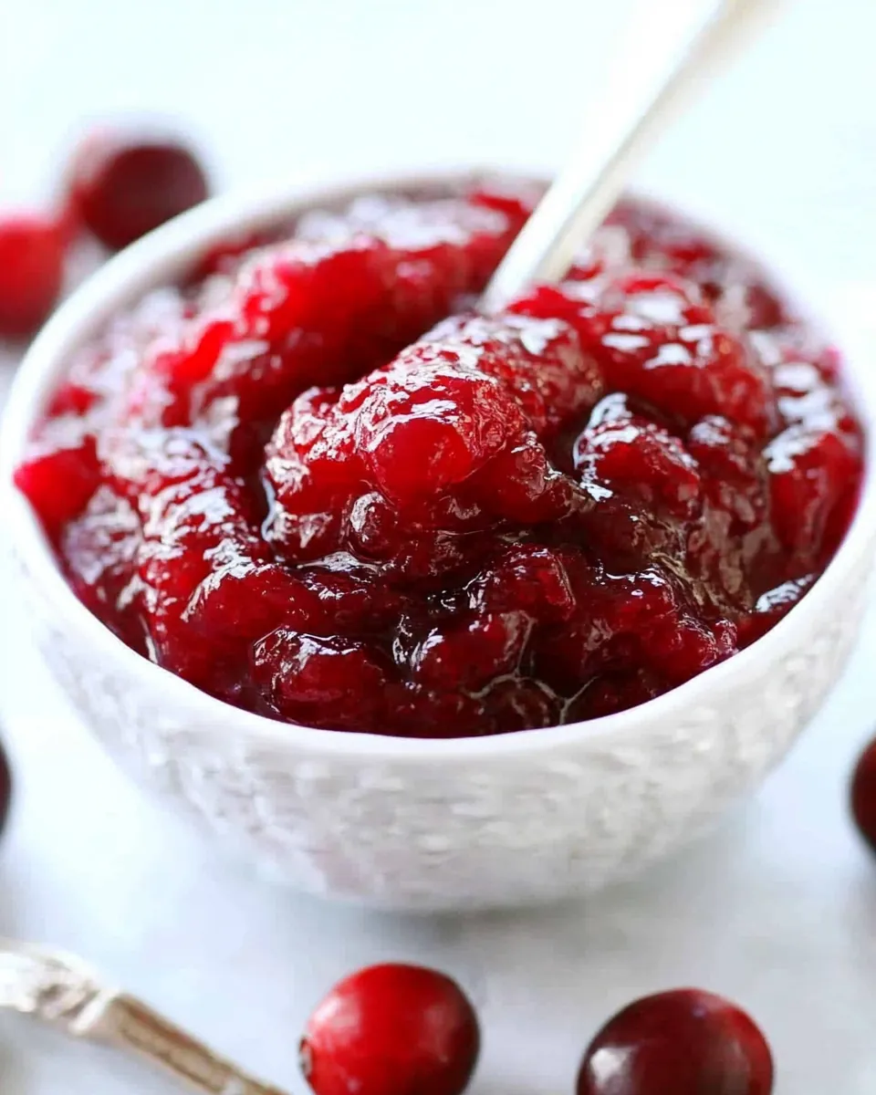 Easy Homemade Cranberry Sauce