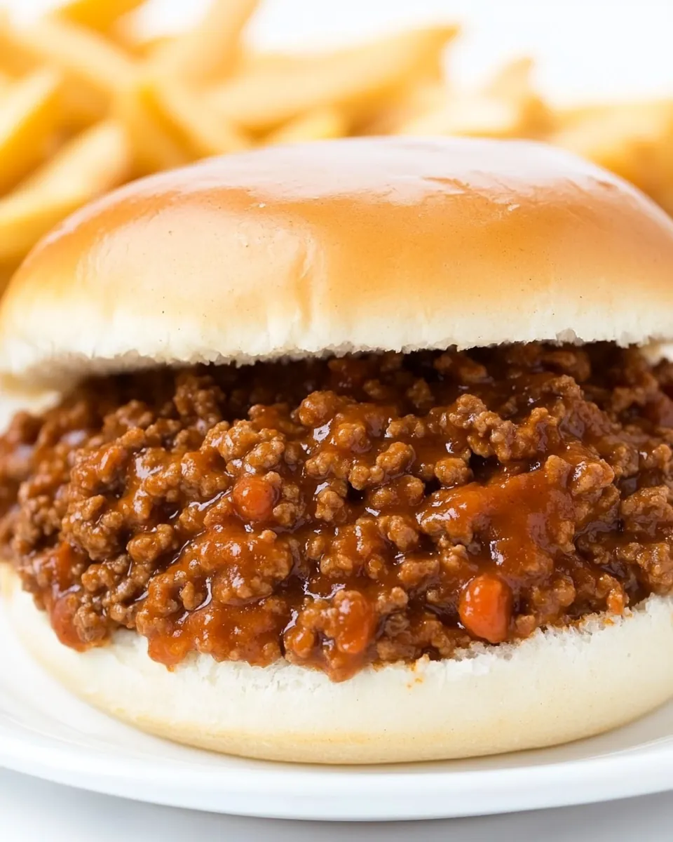 Easy Homemade Sloppy Joes