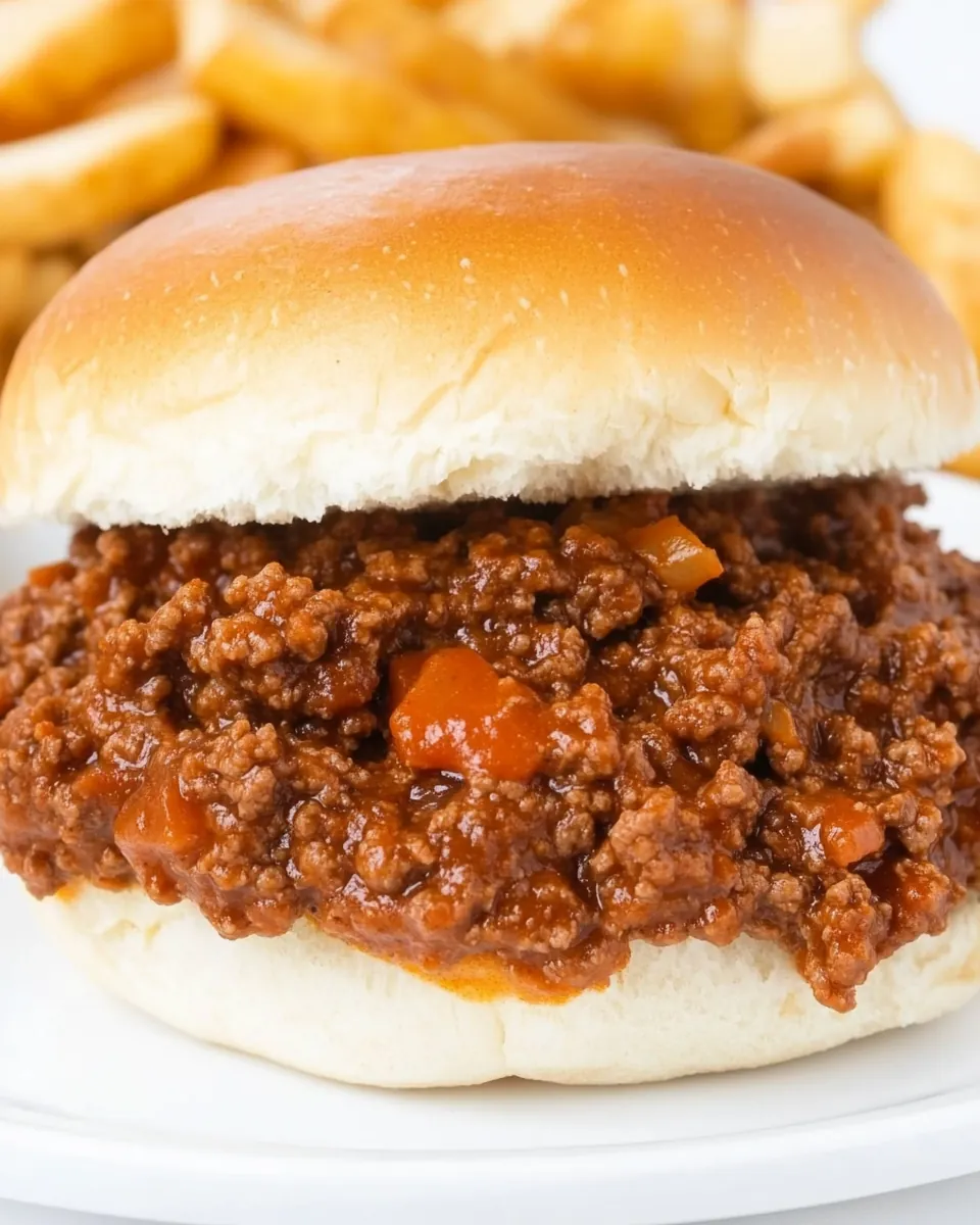Easy Homemade Sloppy Joes