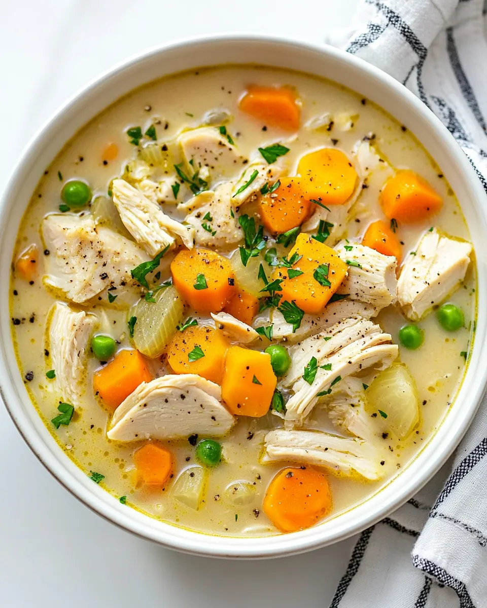 Easy Leftover Turkey Soup