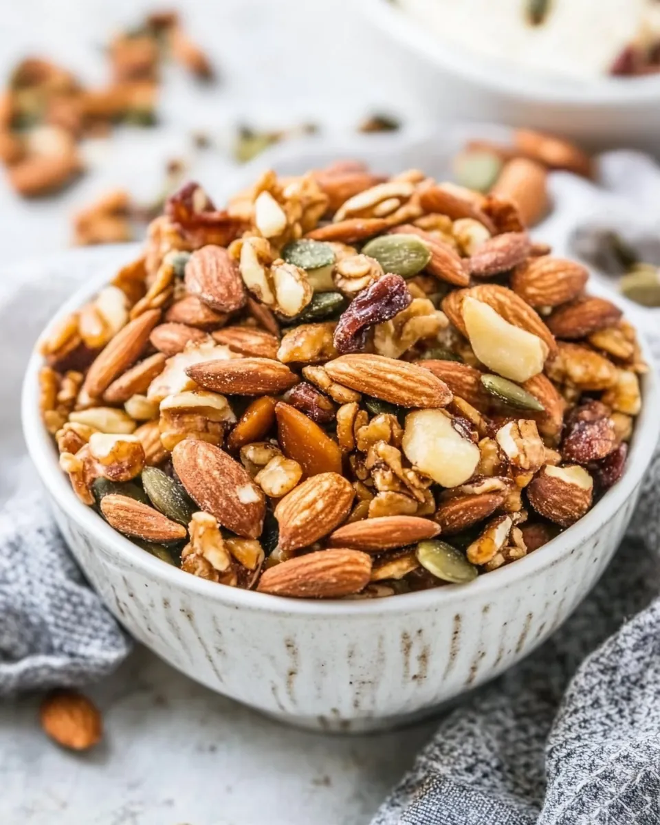 Easy Maple Roasted Trail Mix