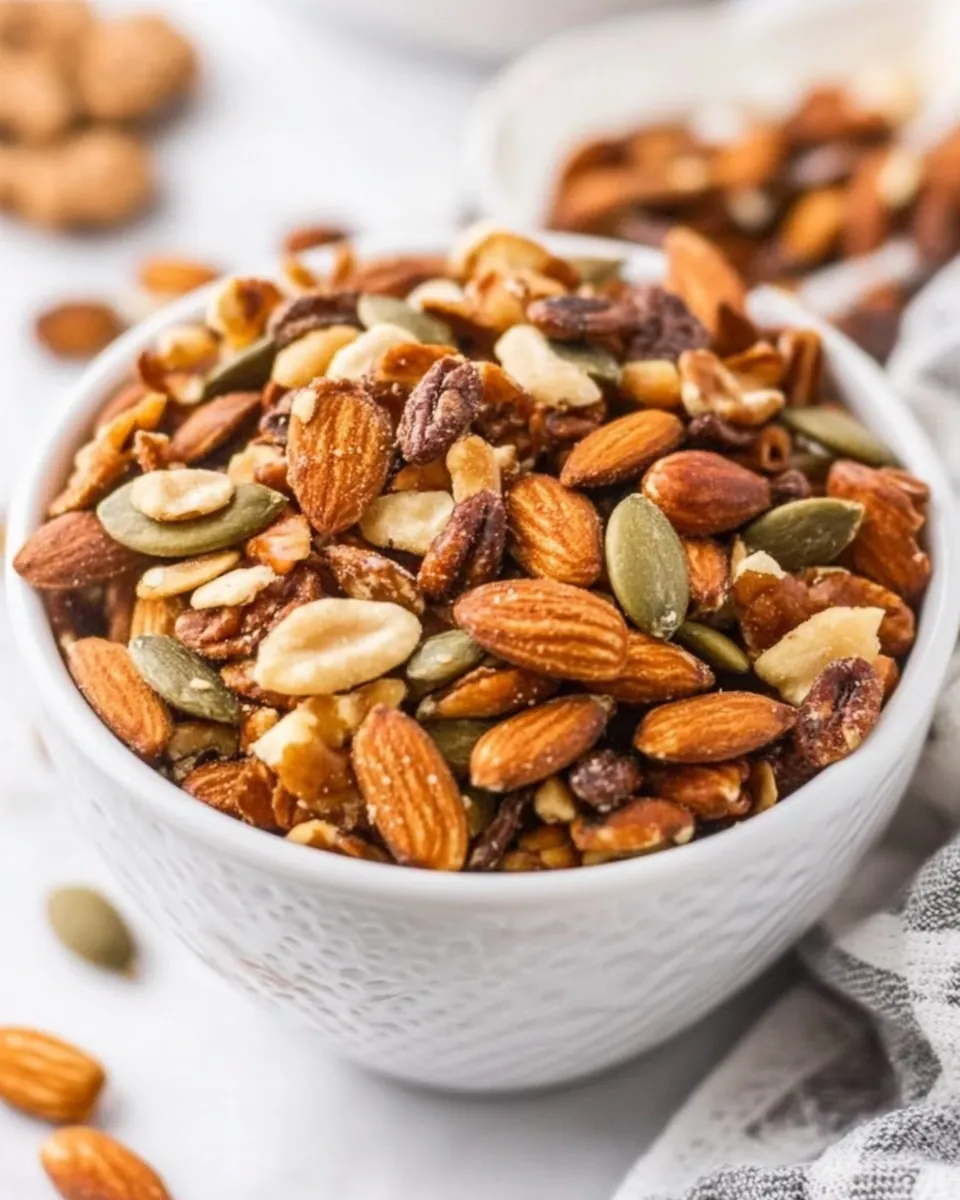 Easy Maple Roasted Trail Mix