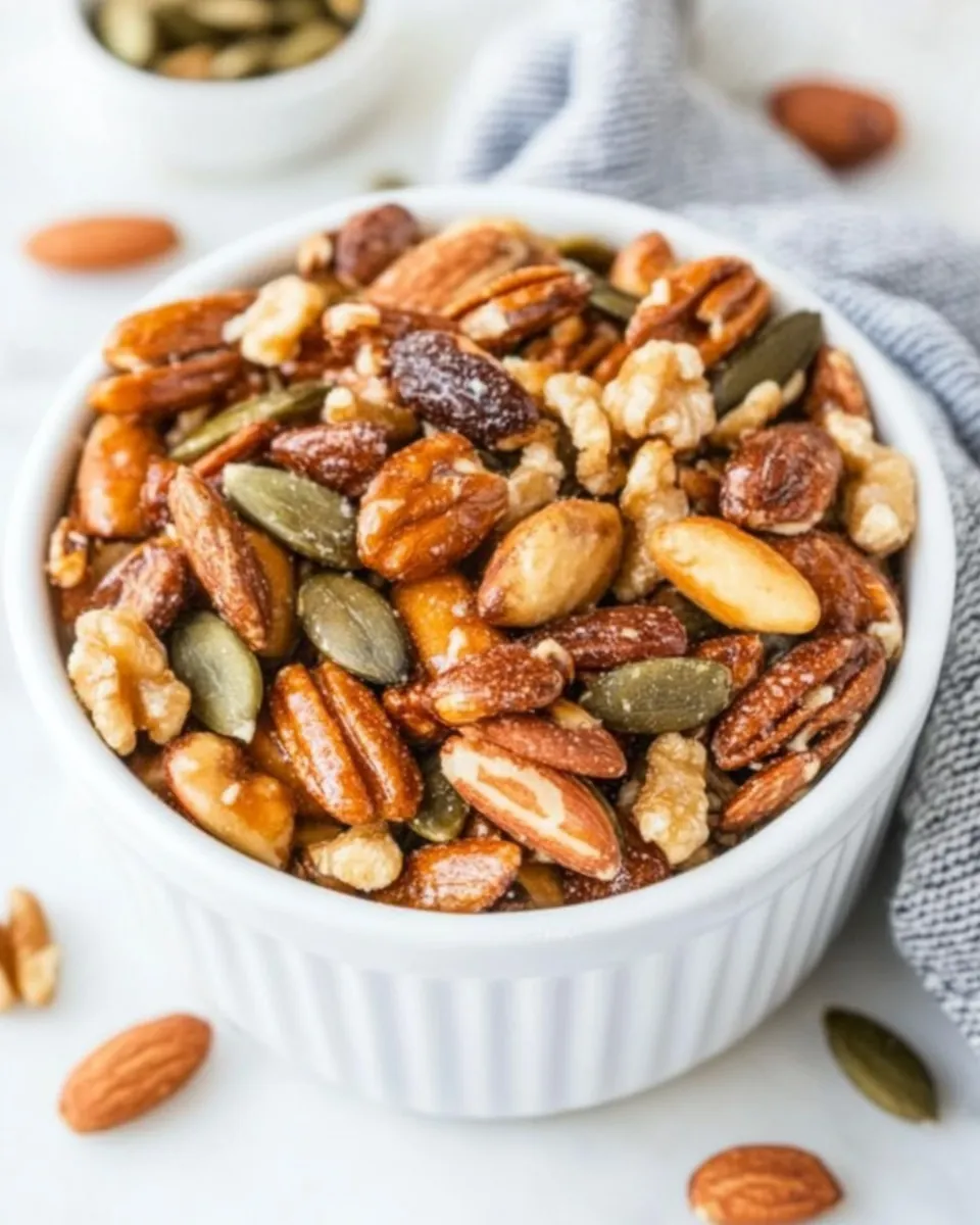 Easy Maple Roasted Trail Mix