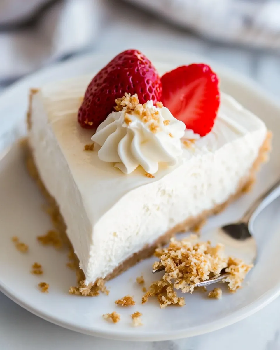 Easy No Bake Cheesecake Recipe