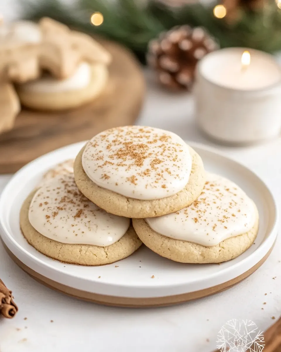 Eggnog Cookies