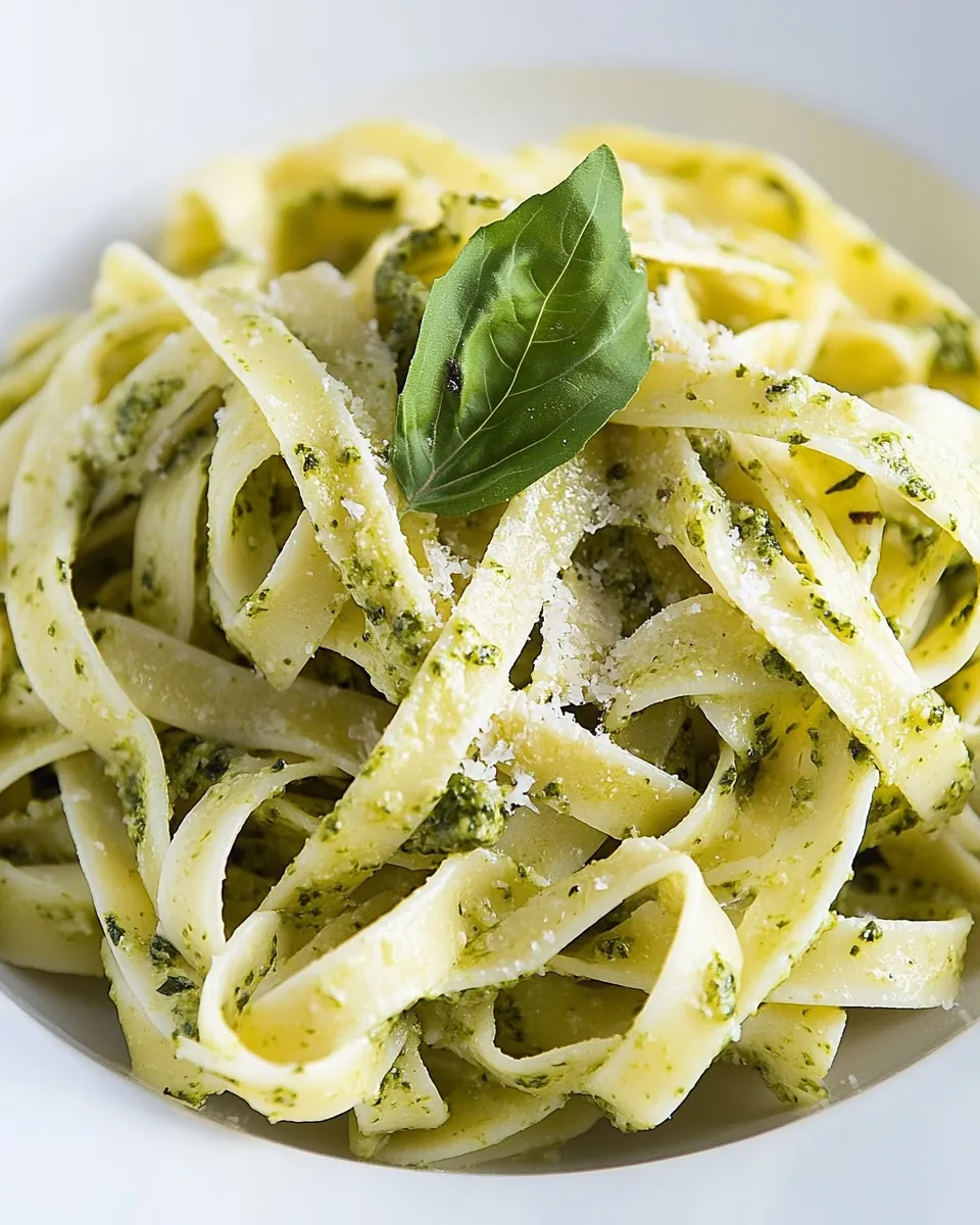 Fettuccine al Pesto