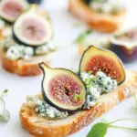 Fig Blue Cheese Honey Crostini