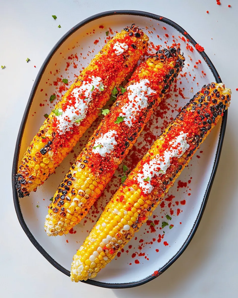 Flaming Hot Cheetos Grilled Corn