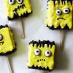 Frankenstein Rice Krispie Treats