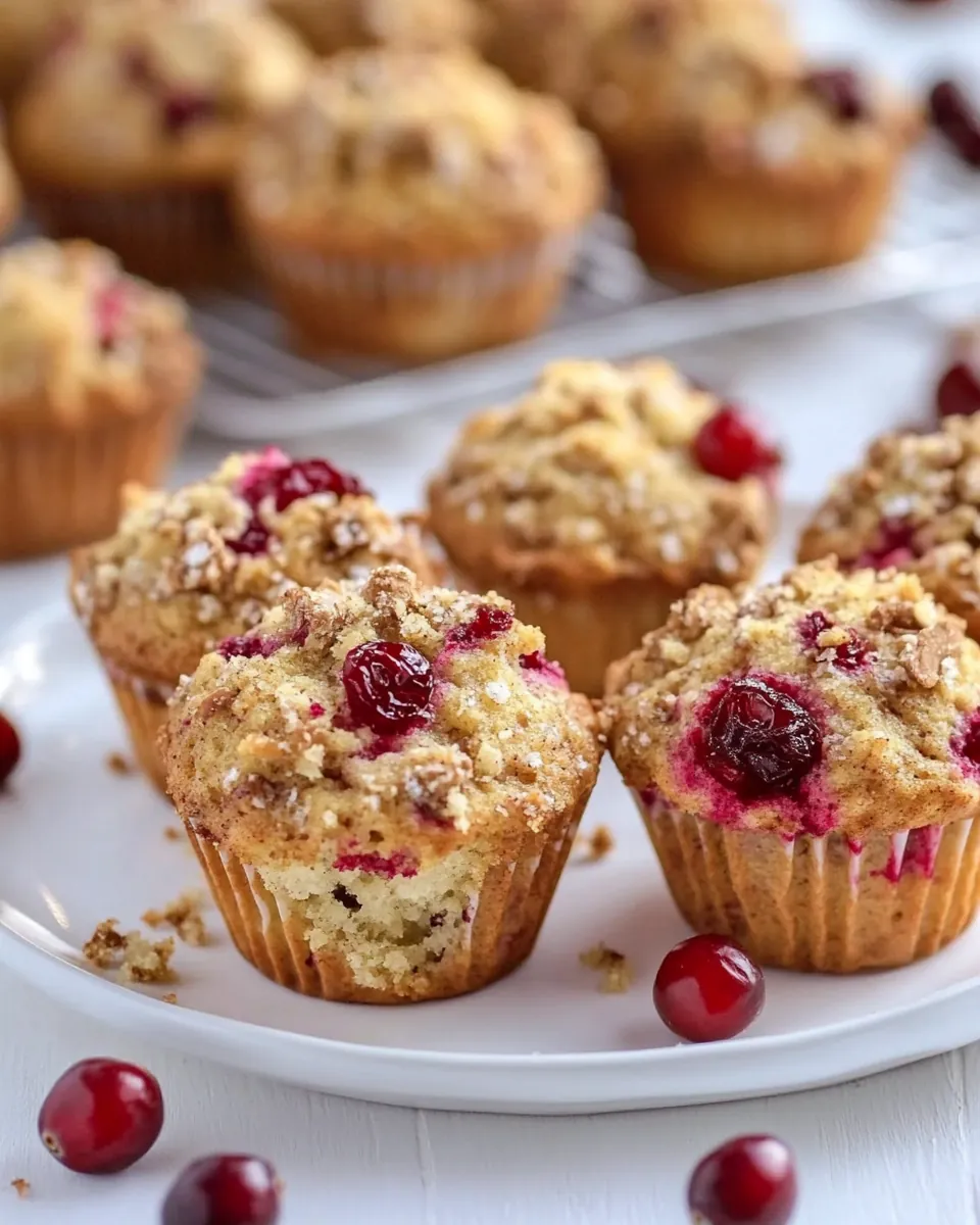Fresh Cranberry Spice Muffins
