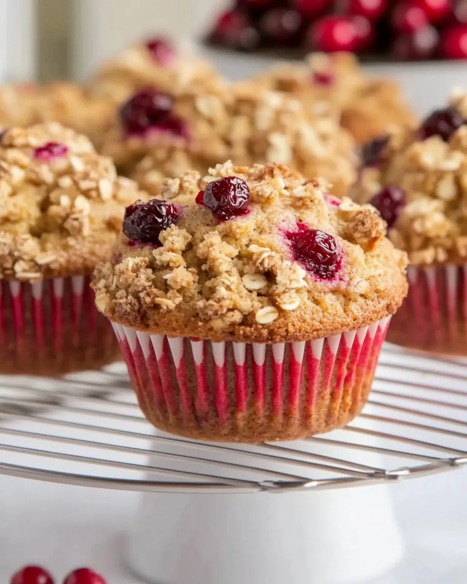 Fresh Cranberry Spice Muffins