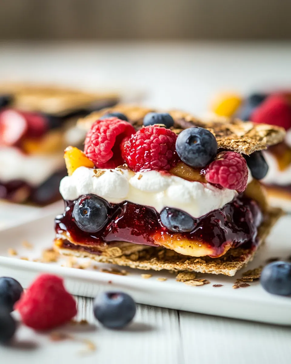 Fruit Filled Smores