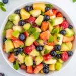 Fruit Salad with Honey Lime Dressing