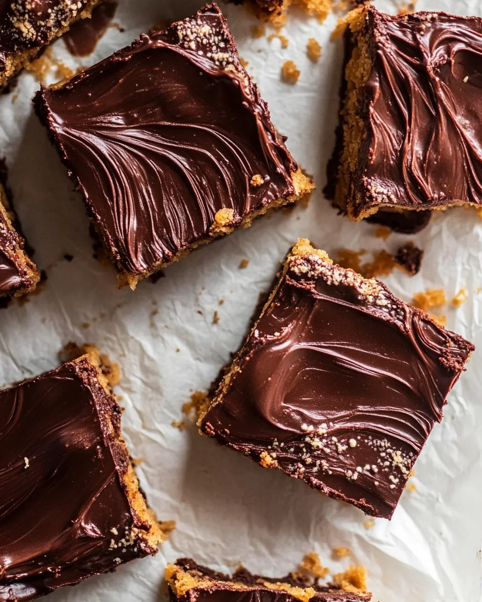 Fudgy Chocolate Peanut Butter Bars