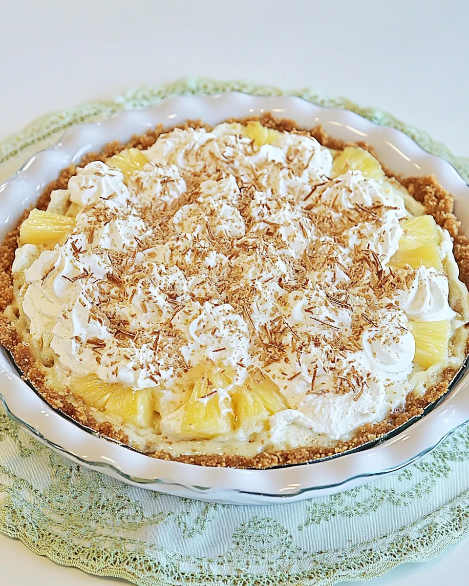 Pineapple Millionaire Pie