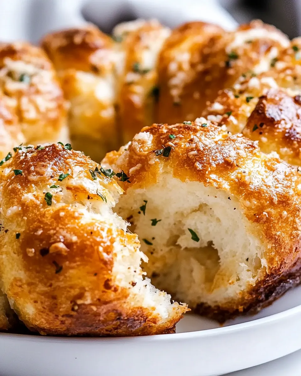 Garlic Parmesan Pull Apart Bread