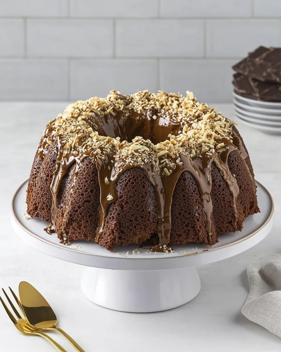 German Chocolate Bundt Cake