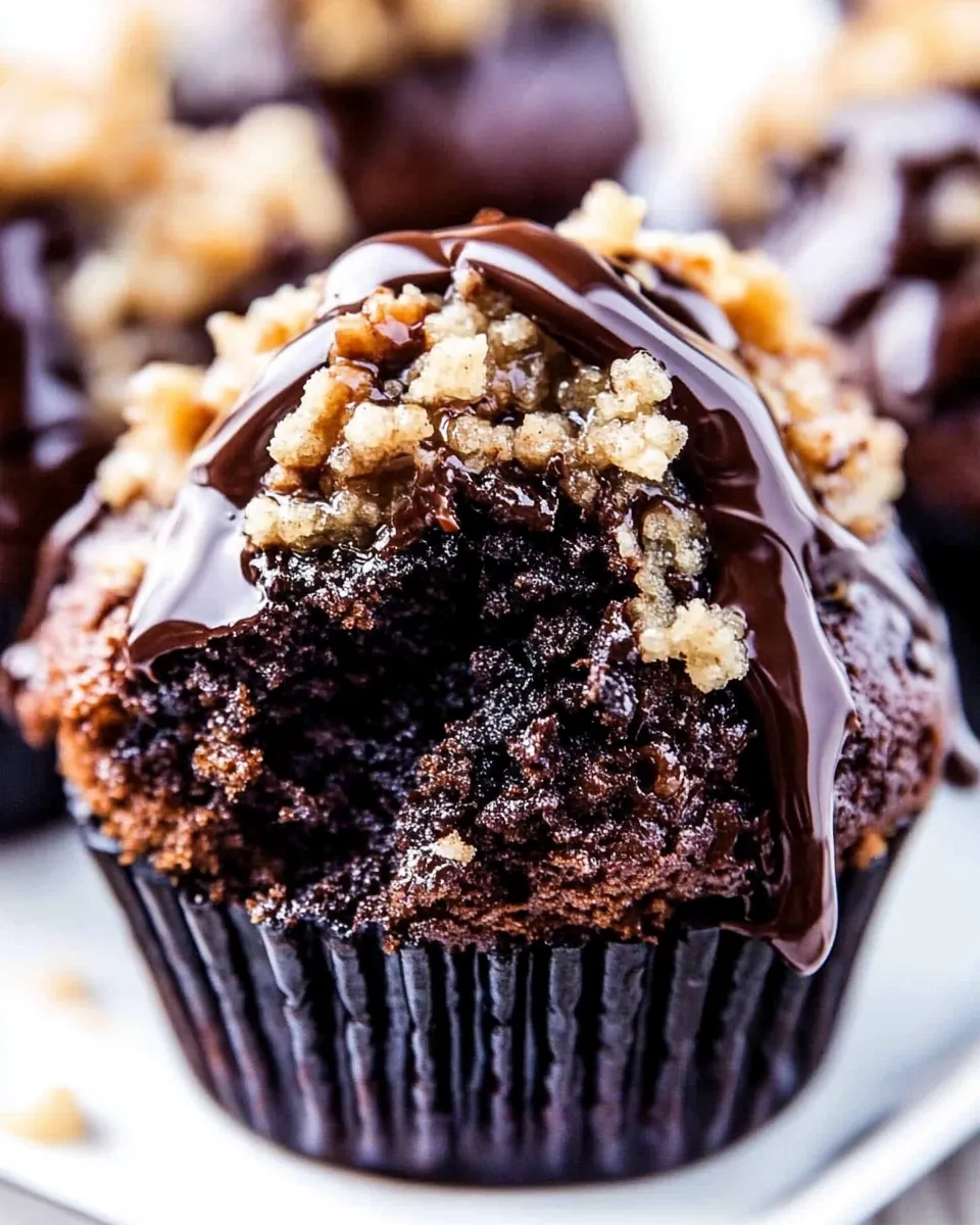 German Chocolate Cupcakes