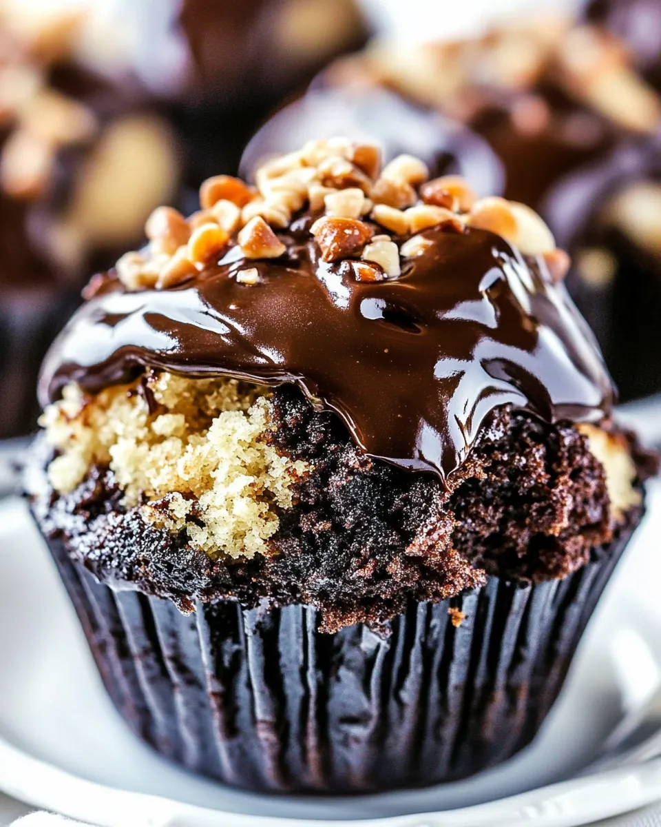 German Chocolate Cupcakes