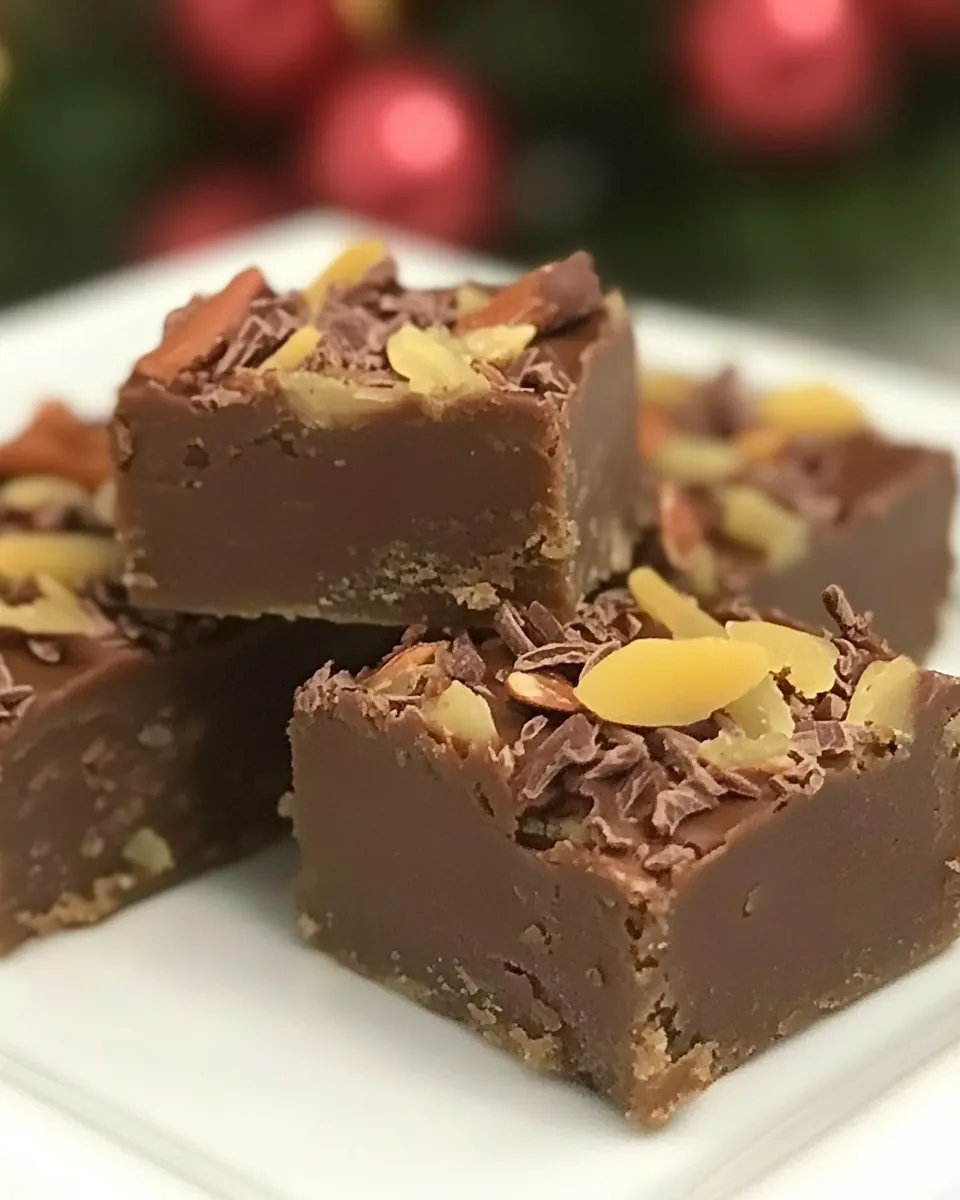 German Chocolate Fudge