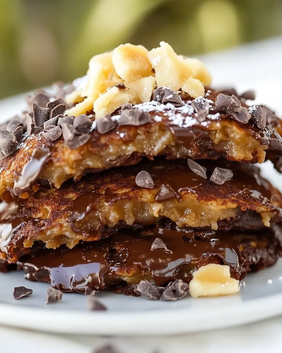 German Chocolate Pancakes