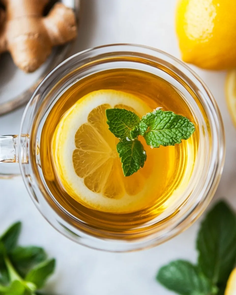 Ginger Mint Detox Herbal Tea