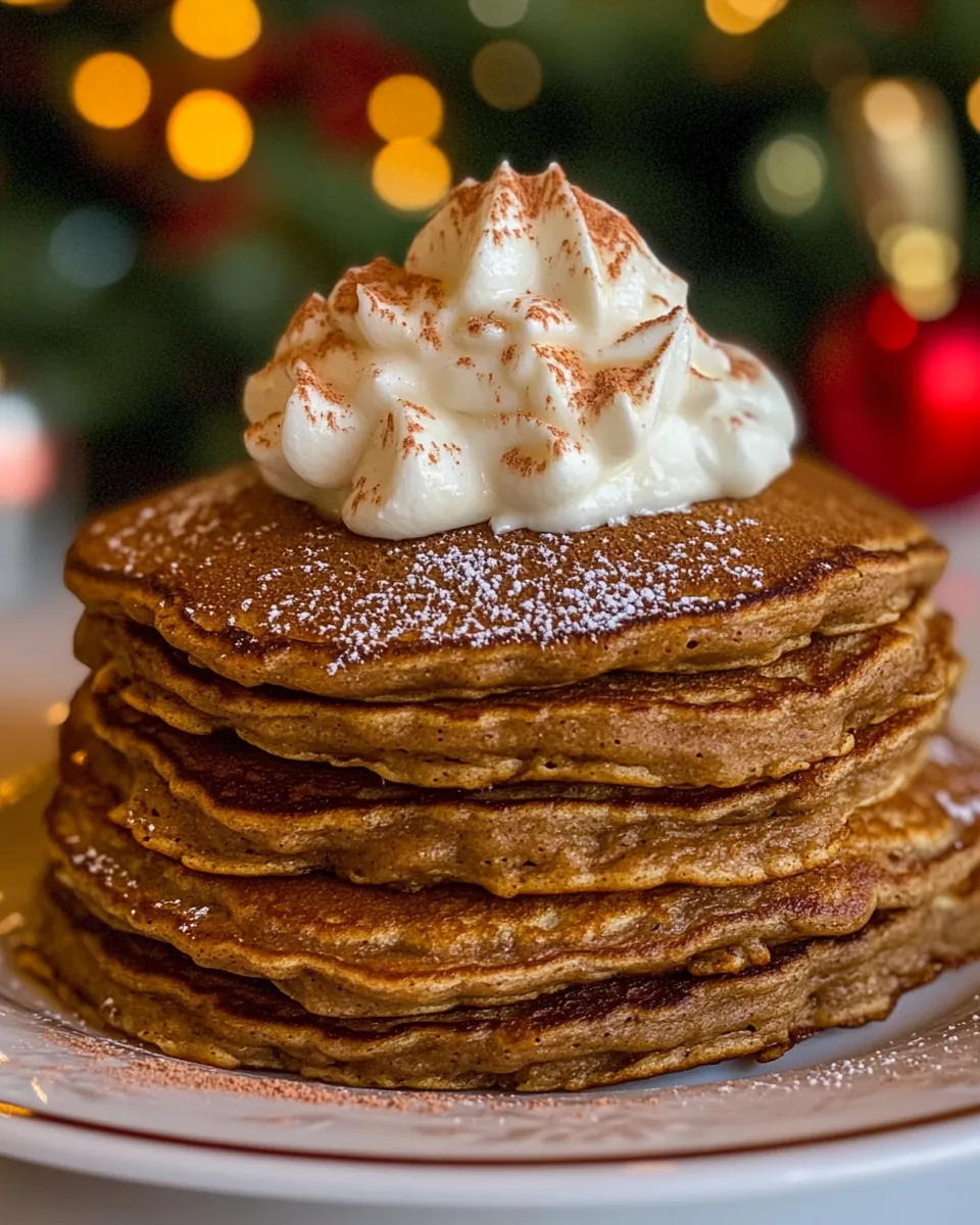 Gingerbread Pancakes